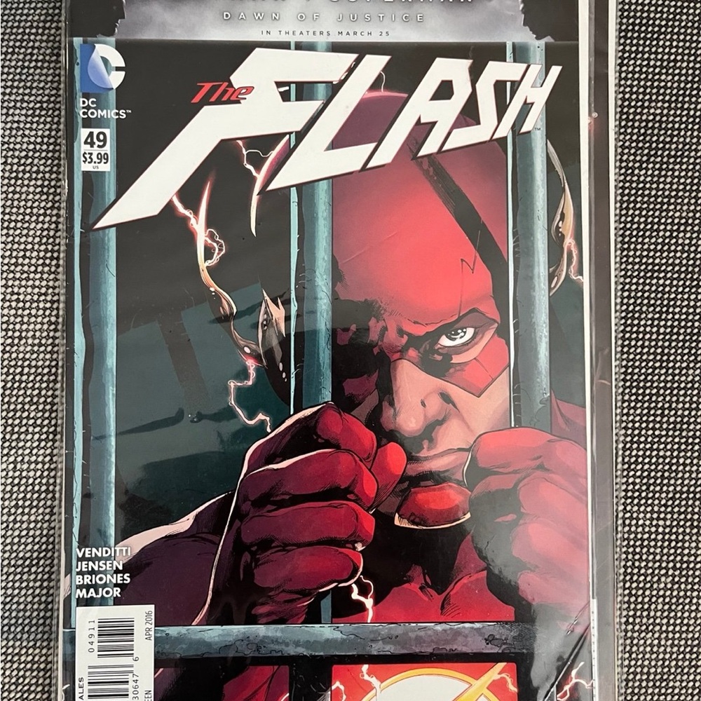 DC Comics The Flash Red and Black Cover